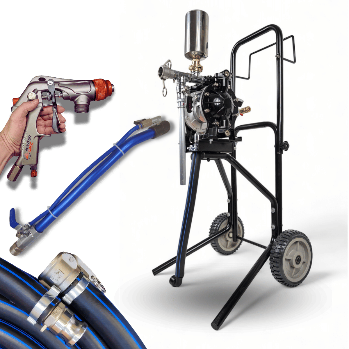 Agregat tynkarski Ultra-Tex Max - zestaw airPro + lanca tynkarska